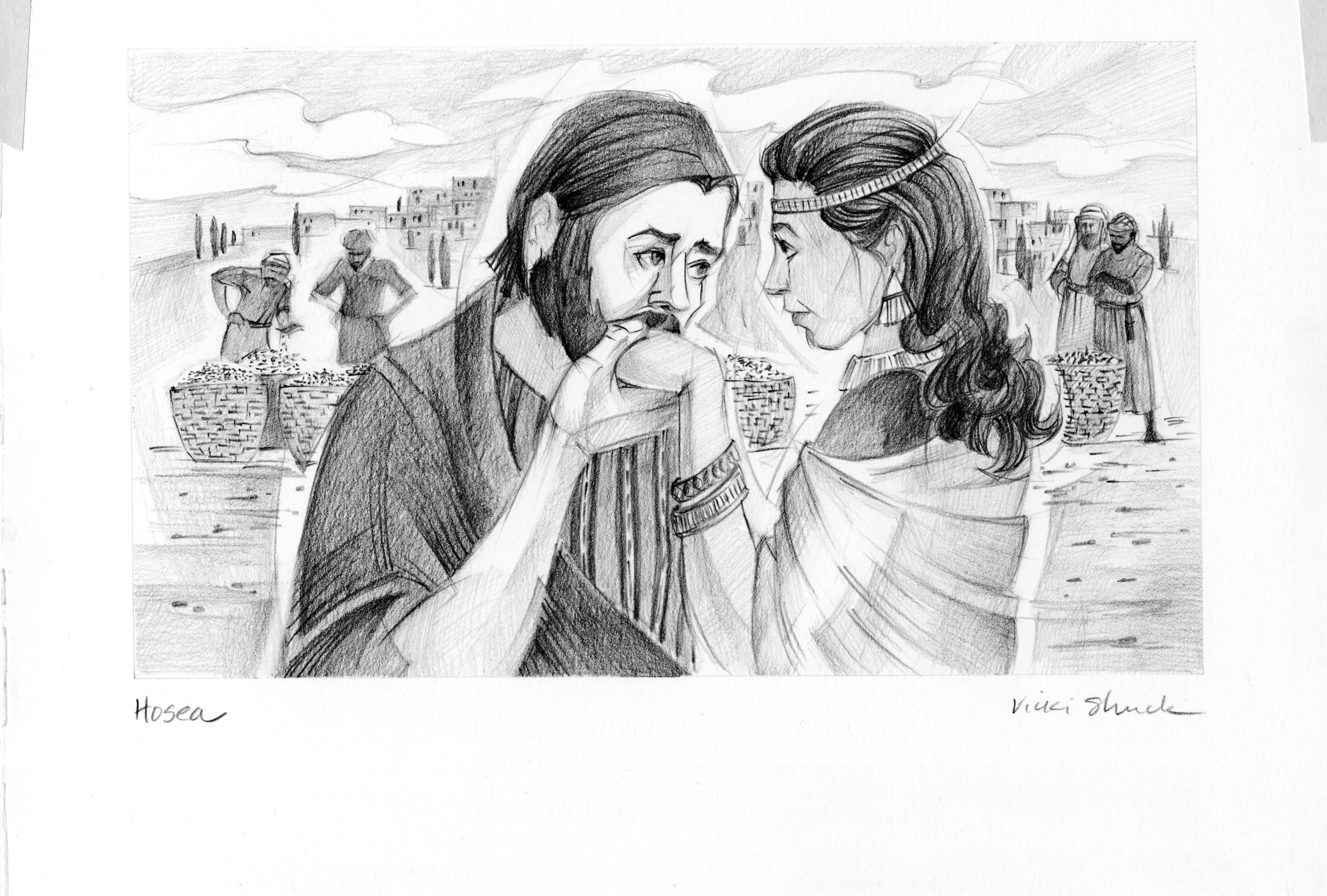 Hosea 31 Illustration Hosea and Gomer Saint Mary's Press