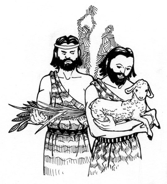 cain and abel offering coloring pages - photo #28