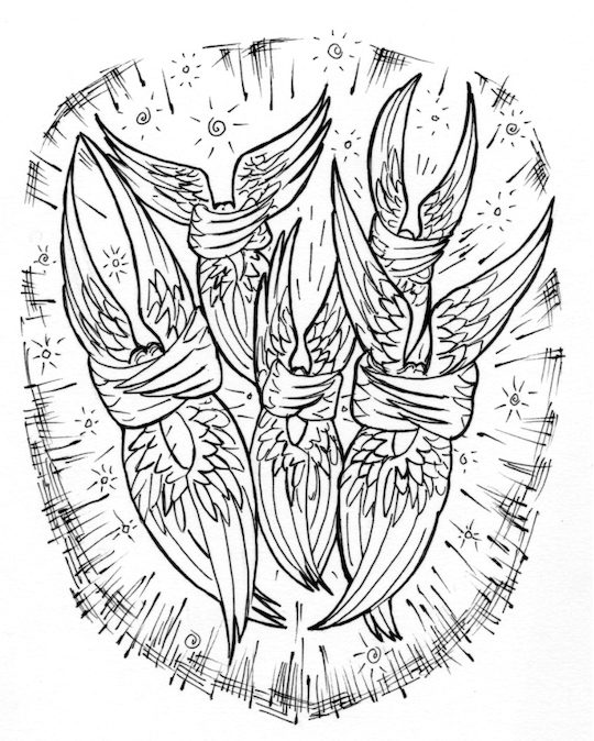 isaiah seraphim coloring pages - photo #1