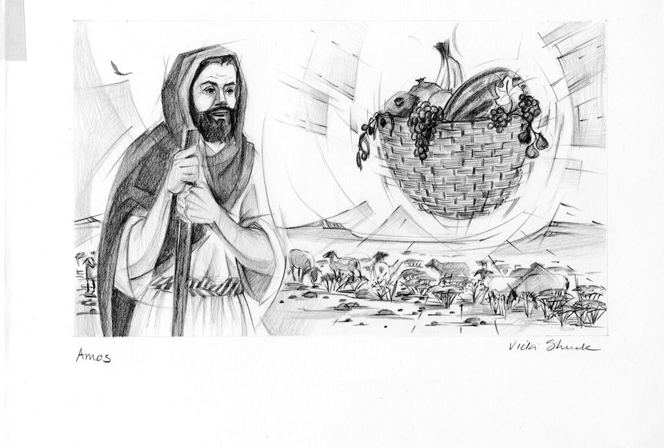 Amos 81 Illustration Basket of Fruit Saint Mary's Press