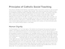 10 principles of catholic social teaching powerpoint presentation