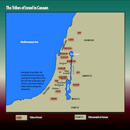 Map of the Tribes of Israel