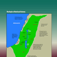 Map of the Empire of David and Solomon