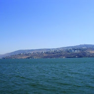 Sea of Galilee and City of Tiberias