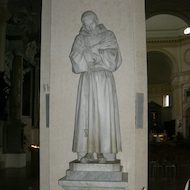 Cathedral of San Rufino (Assisi Cathedral) - Statue of Saint Francis