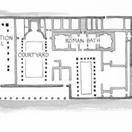 Matthew 14 Illustration - Map of Herod's Palace