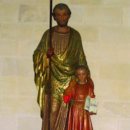 Statue of Joseph and Jesus