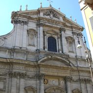 Church of Saint Ignatius of Loyola at Campus Martius in Rome, Italy