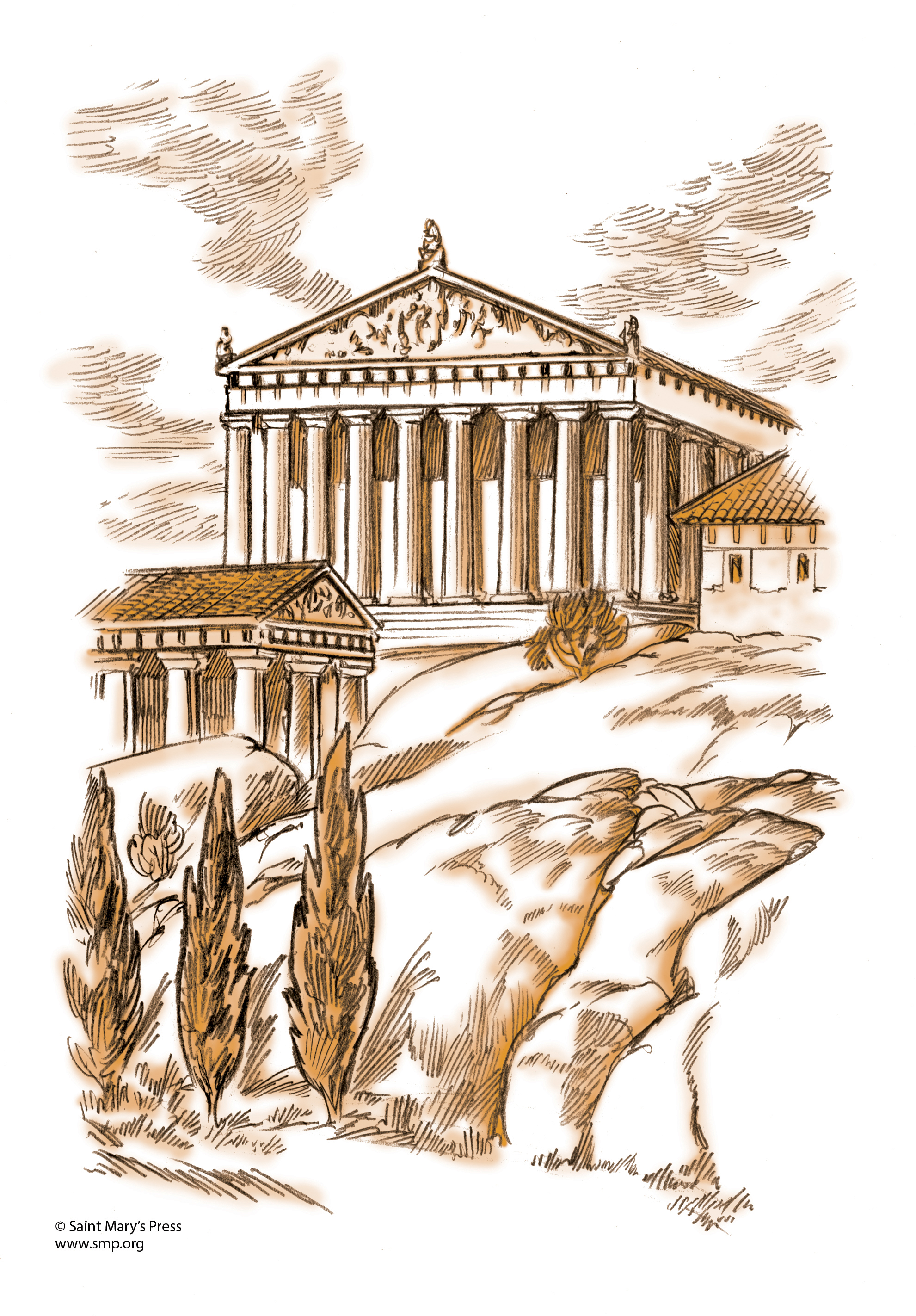 Ancient Athens Drawings for Sale  Fine Art America