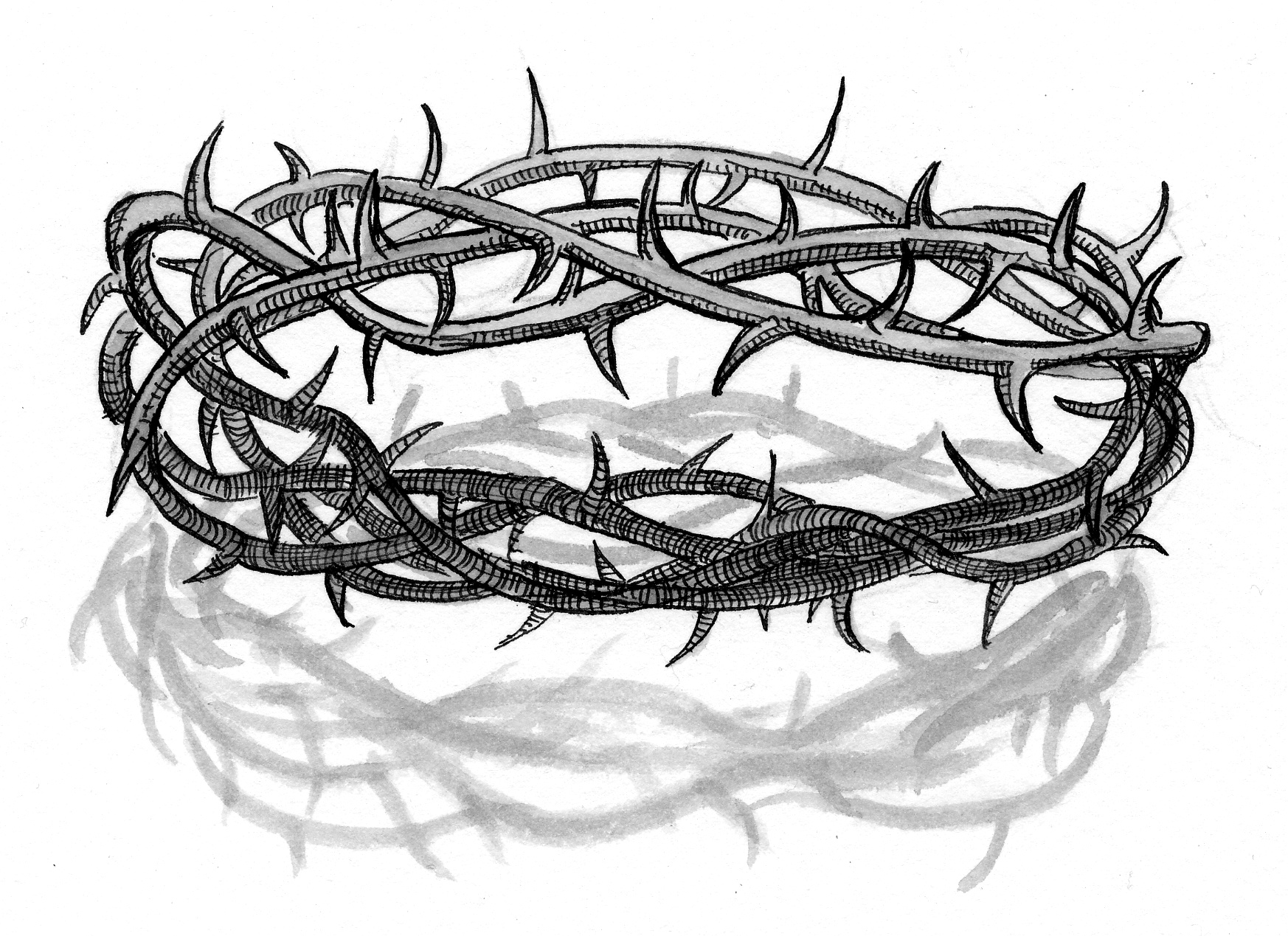 Matthew 15:17 Illustration - Crown of Thorns.