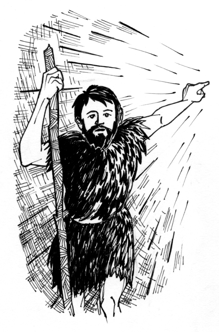 Vintage Drawing of Biblical Story of John the  Stock Illustration  61348241  PIXTA