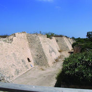 Crusader Moat in Caesarea, Israel