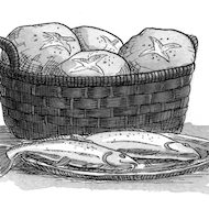 Mark 8:8 Illustration - Loaves and Fishes
