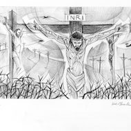 Mark 15:25-27 Illustration - Crucifixion