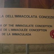 Vatican Museum Pinacoteca (Art Gallery) - sign: 