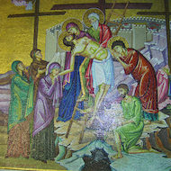 Church of the Holy Sepulchar - Painting of Removing the Body