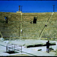 Herodian Palace Ruins at Caesarea, Israel - Ampitheater