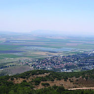 Jezreel Valley in Lower Galilee region of Israel