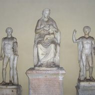 Vatican Museum - Statues: Apollo, Isis BreastFeeding Arpograte, Statue of a Young Boy