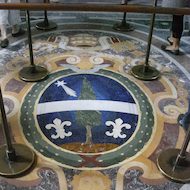 Vatican Museum Pinacoteca (Art Gallery): Floor with Tree