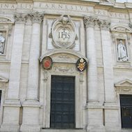 Church of the Gesu - Mother Church of the Jesuits in Rome, Italy