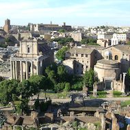 The Basilica of Saint Mary above Minerva (Santa Maria sopra Minerva) in Rome, Italy