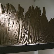 Vatican Museum - Collection of Modern Religious Art - Men in Prayer Sculpture