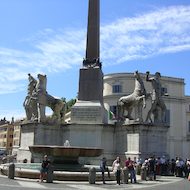 Quirinale Obelisk, Piazza del Quirinale in Rome, Italy