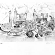 Ecclesiastes 9:11 Illustration - Table with Food