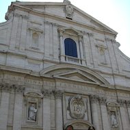 Church of the Gesu - Mother Church of the Jesuits in Rome, Italy