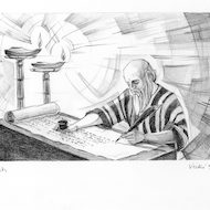 1 Baruch Illustration - Baruch Writing