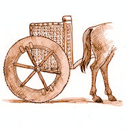 Zechariah 6 Illustration - Horse and Chariot