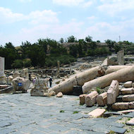 Fallen Columns at Capharnaum