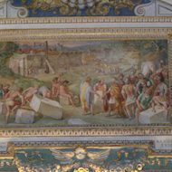 Vatican Museum Pinacoteca (Art Gallery): Fresco of Builders