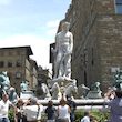 "Fountain of Neptune" Statue by Ammannati in Florence, Italy