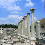 Ancient Temple of Zeus in Zippori National Park, Israel