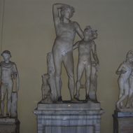 Vatican Museum - Statues: Dionysus and Satyr