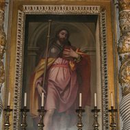 The Basilica of Saint Mary above Minerva (Santa Maria sopra Minerva) in Rome, Italy