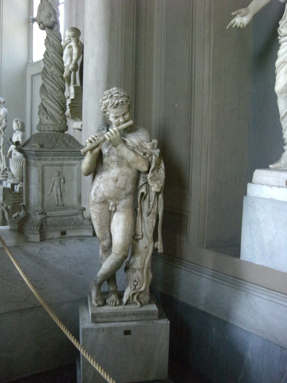 Vatican Museum Statue Boy with Flute Saint Mary's Press