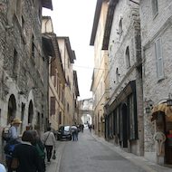 Streets of Assisi, Italy