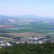 Jezreel Valley in Lower Galilee, Israel