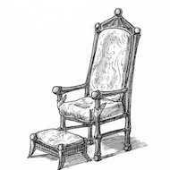 Isaiah 66 Illustration - Throne and Footstool
