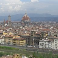 Piazza Michelangelo in Florence, Italy