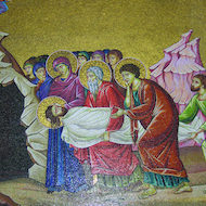 Church of the Holy Sepulchar - Painting of the Placing in the Tomb