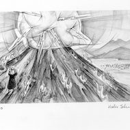 Exodus 19-20 Illustration - Moses on Mount Sinai